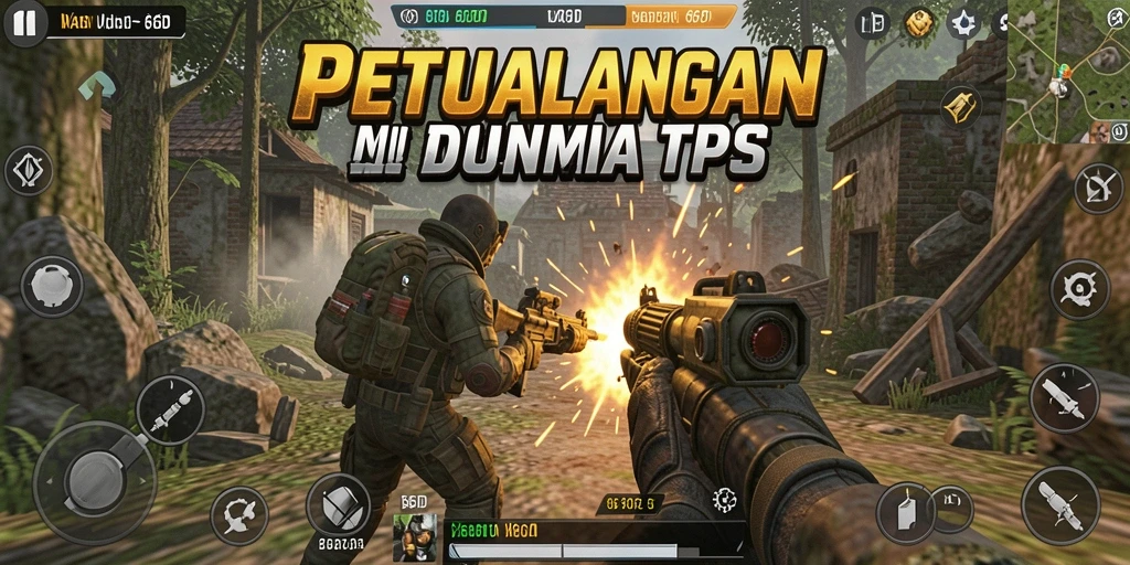 Tangkapan layar menunjukkan aksi seru dalam 66D berbasis TPS.