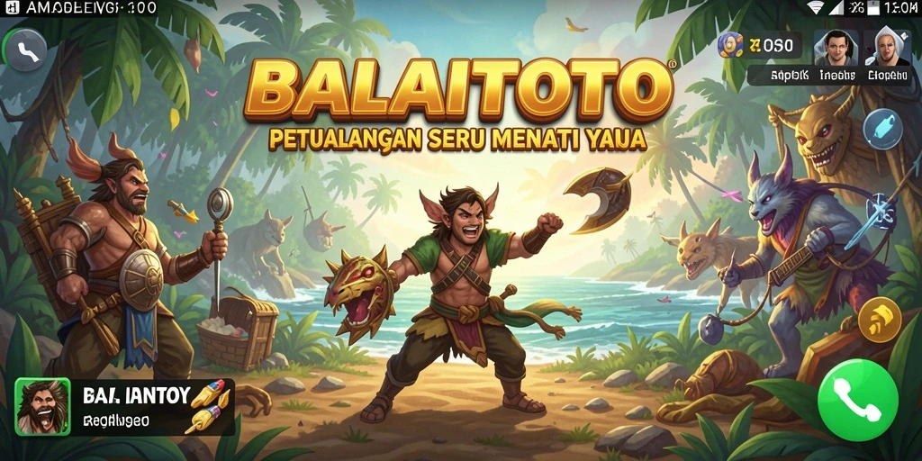 Tangkapan layar menunjukkan aksi mendebarkan dalam petualangan BALAITOTO.