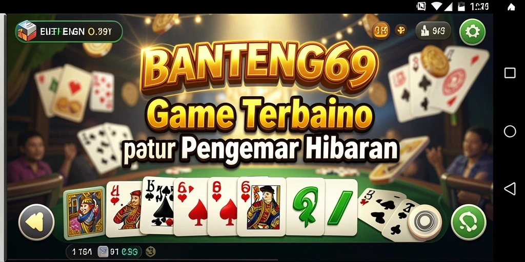 Tampilan gameplay seru BANTENG69 dengan fitur domino yang menarik.