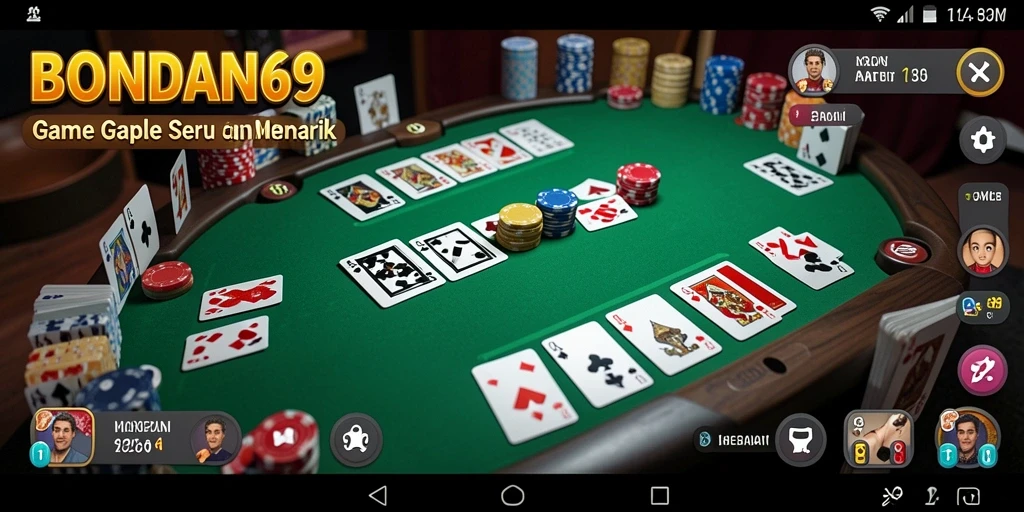 Tampilan gameplay seru dan interaktif BONDAN69