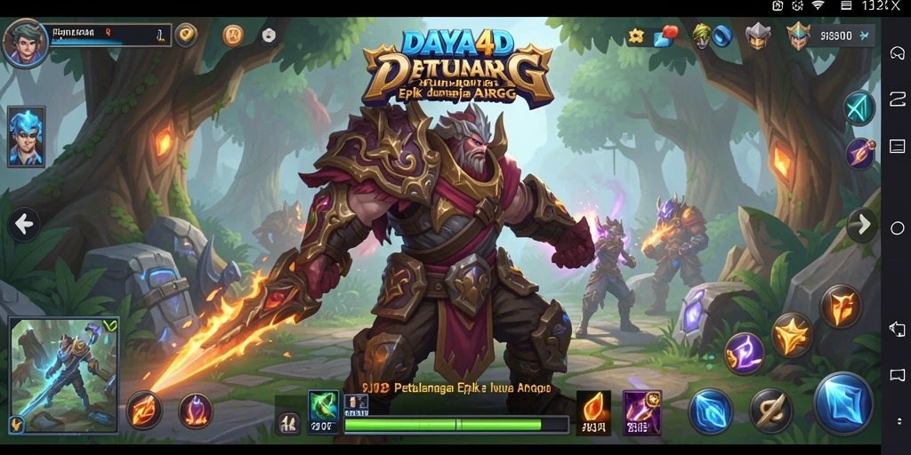 Tampilan gameplay epik dari DAYA4D dalam dunia ARPG.