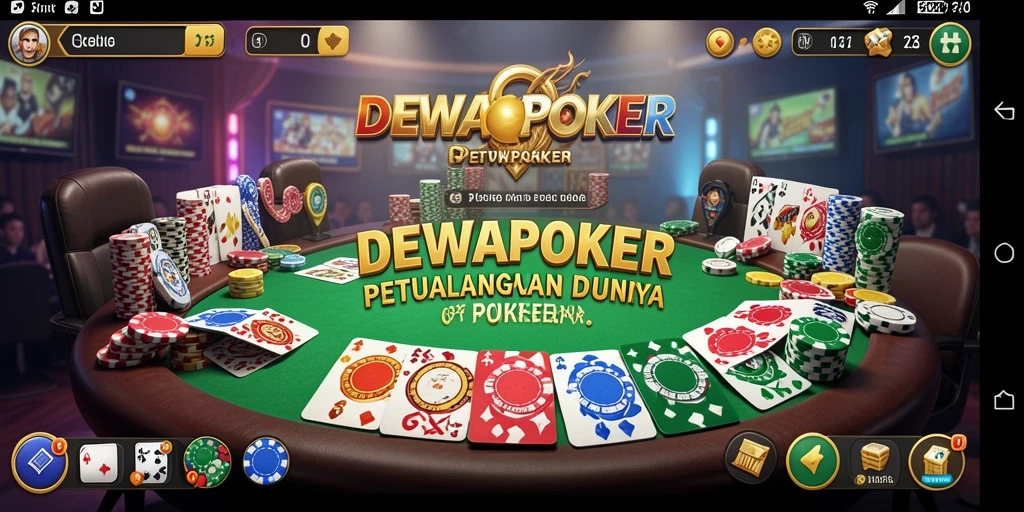 Tampilan gameplay DEWAPOKER yang seru dan interaktif.