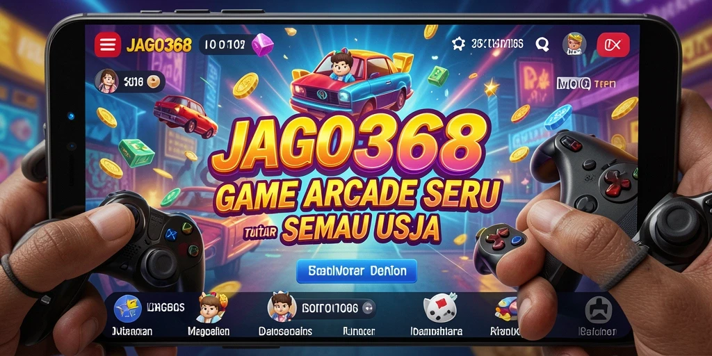 Tampilan gameplay seru dari JAGO368 yang penuh warna.