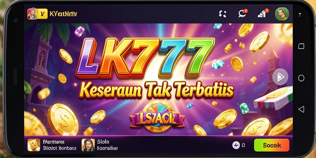 Tampilan permainan slot yang menarik dan penuh warna di LK777.