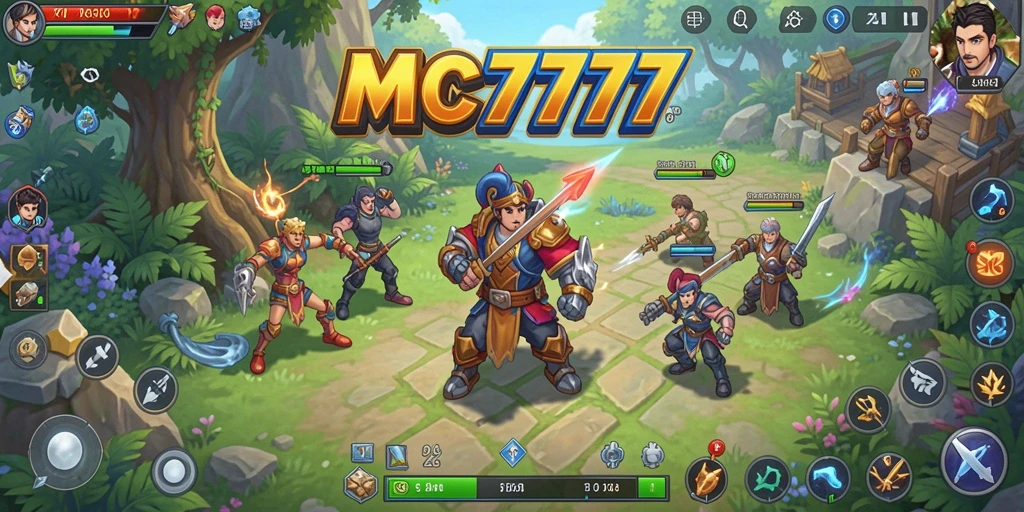 Tampilan gameplay menarik dalam MC777 dengan berbagai strategi SLG.