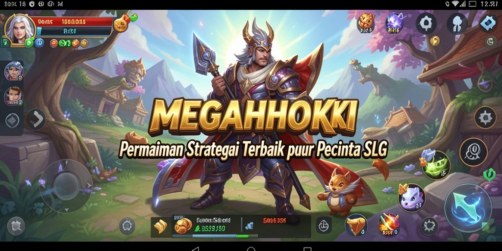 Tampilan gameplay seru dari MEGAHOKI yang mendebarkan.