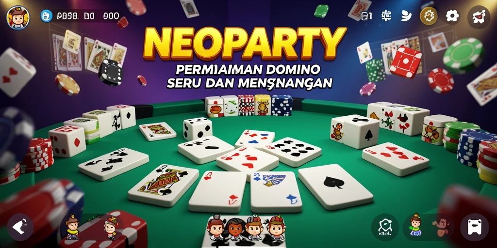 Screenshot gameplay menunjukkan serunya bermain Domino.