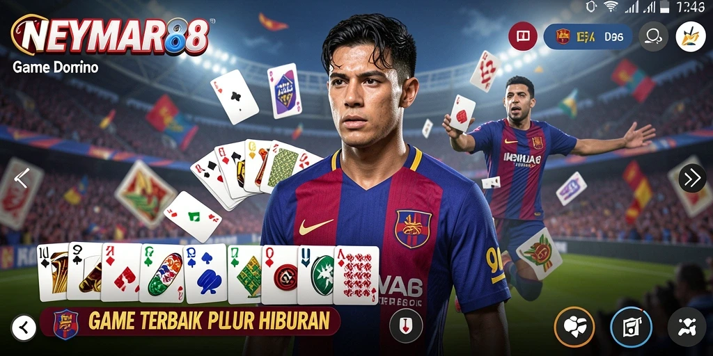Tampilan gameplay Domino yang seru dan menantang.