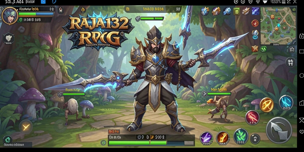 Tampilan dinamis dari gameplay RAJA132 yang menarik.