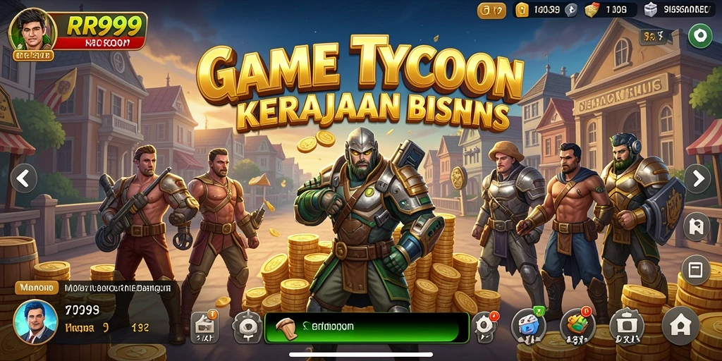 Tampilan gameplay Tycoon yang menarik dan penuh strategi.